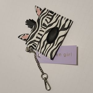 Madden Girl Zebra card holder case